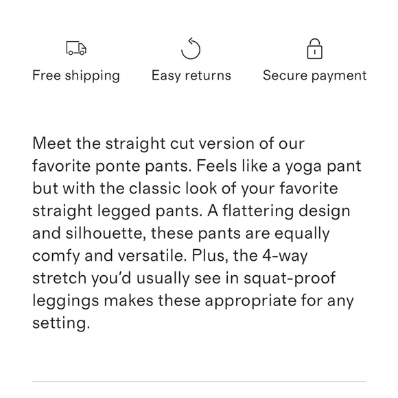 Quince Pointe Straight Leg Pants - Picture 2 of 5